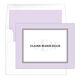 Colorful Border Monogram Folded Note Cards Image 9 of 14